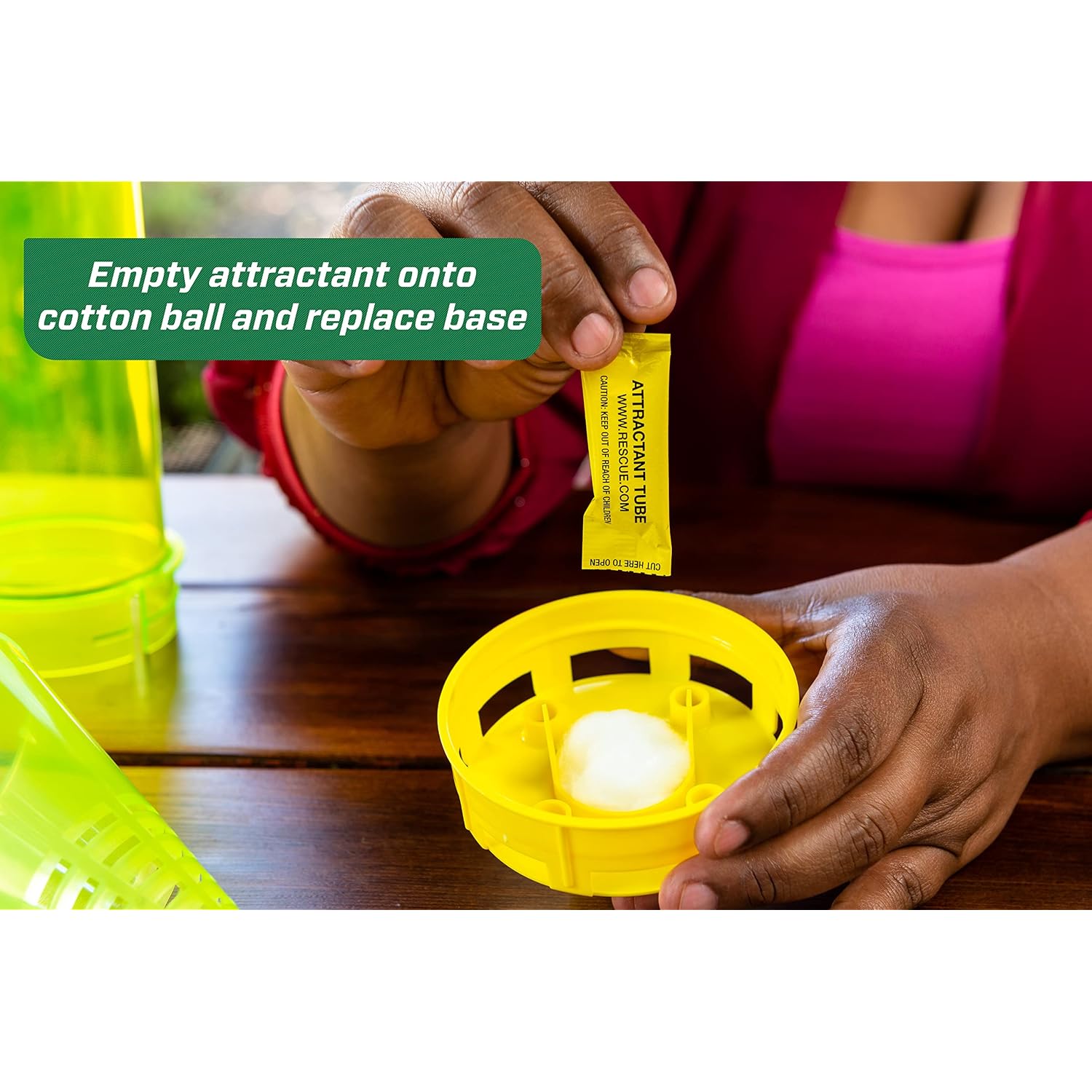 Rescue! Yellowjacket Attractant – For Rescue! Reusable Yellowjacket Traps – 4 Week Supply - 2 Pack