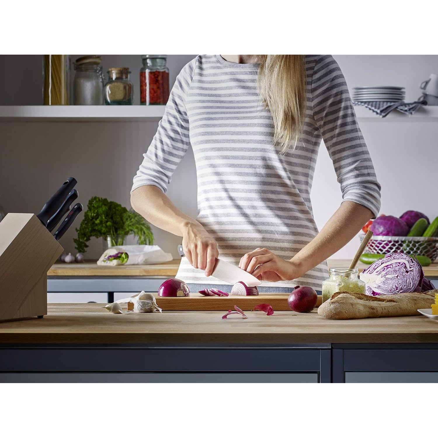 Wüsthof 8" Gourmet Chef'S Knife, Black