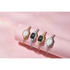 Petite Bracelet Watch For Women, Gifts For Girlfriend Diamond Dress Analog Watch Waterproof