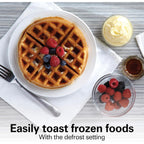Hamilton Beach 2 Slice Extra Wide Slot Toaster with Bagel & Defrost Settings, Shade Selector with 7 Browning Levels, Toast Boost, Auto Shutoff, Black & Stainless Steel (22633)