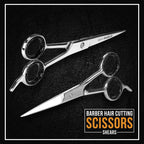 Utopia Care Hair Cutting And Professional Hairdressing Scissors 6.5 Inch, Premium Stainless Steel Shears With Smooth Razor And Sharp Edge Blades For Salons, Men, Women And Kids, Silver