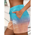 Sweat Shorts for Women Summer Beach Casual Drawstring Shorts Running Short Workout Lounge Shorts with Pockets