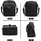 Small Crossbody Bags For Women Vegan Leather Messenger Purses, Vintage Wallet Anti Theft Shoulder Handbags With Card Slots