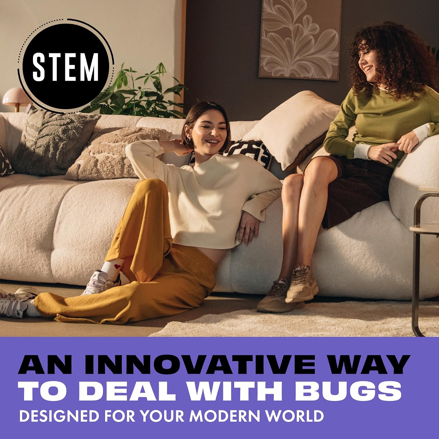 Stem Kills Ants, Roaches And Spiders: Plant-Based Active Ingredient Bug Spray, Botanical Insecticide For Indoor And Outdoor Use; 10 Fl Oz (Pack Of 1)