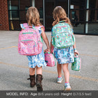 Girls Backpack 5-8: Lightweight Kids Backpacks For Girls - Girl Bookbag For Elementary School - Rainbow Pink