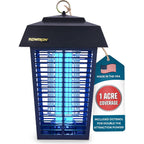 Flowtron Bug Zapper, 1 Acre Outdoor, 40W Uv Bulb, 5600V, Octenol Attractant | Bug Zapper For Backyards, Patios, And Farms - Uv Plus Octenol Lure Clears Mosquitoes, Flies, And Gnats - Ul And Etl Certified