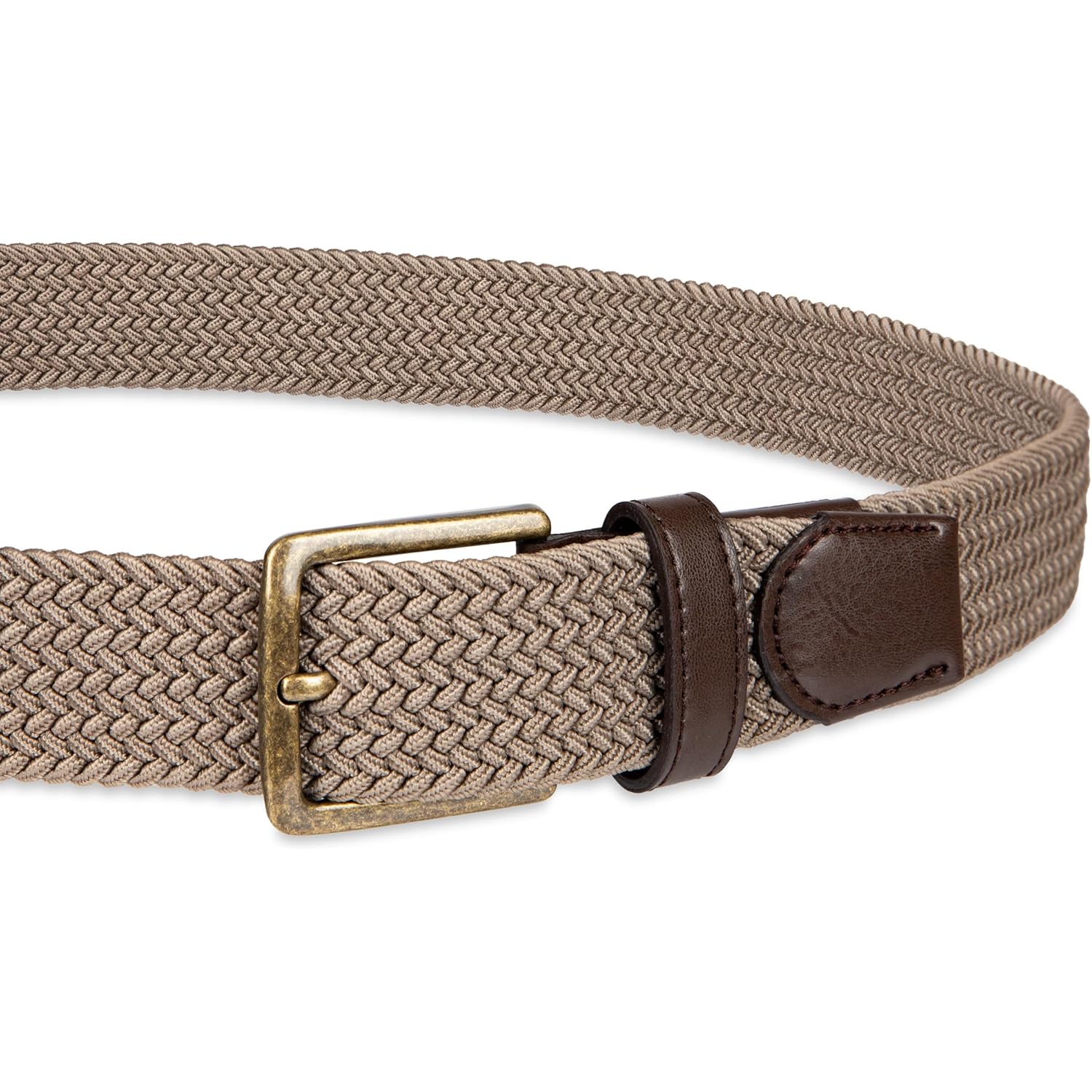 Dockers Men'S 1 3/8 In. Stretch Fabric Braided Belt