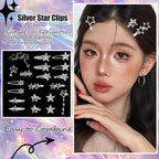 20 Pcs Star Hair Clips 90S Retro Y2K Hair Clips For Women Girls, Metal Non-Slip Barrettes Cute 2000S Hair Accessories Cool Hairpin Set For Party Or Daily Wear