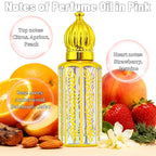 Arabian Perfume for Women, Arabic Perfume Oil Roll On Warm Floral & Musk Eau de Parfum, Long Lasting, 0.4 fl. oz