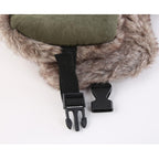 Connectyle Men's Trooper Trapper Hat Warm Winter Hats with Removable Face Mask Earflaps Faux Fur Hunting Outdoor Hat