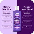 Olly Body Wash Mixed Pack 4 Count To Restore Skin Barrier & Hydrate Skin 3 Oz