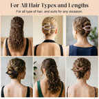 French Concord Hair Clips - 6Pcs Side Slide Volume Clips For Women Girls, Strong Hold No Slip Grip, Thick Or Thin Hair (Matte Finish, L:4.6 In, W:1.97In)