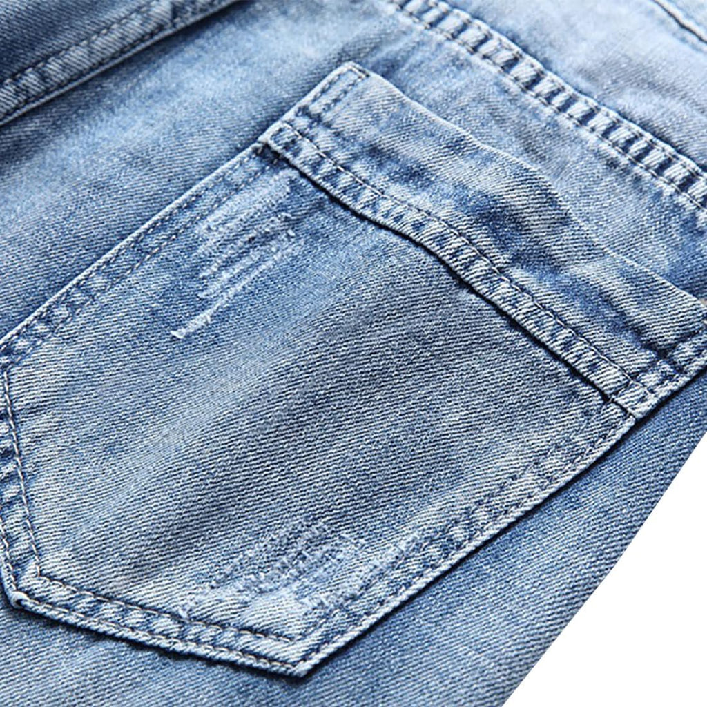 Longbida Men'S Jean Shorts Summer Casual Stretch Denim Jorts | Relaxed Fit