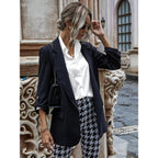Hotouch Women Oversized Button Down Shirts Office Drop Shoulder Blouse Long Sleeve Boyfriend Dress Shirt With Pockets