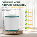 Tp01 Hepa Replacement Filter Compatible With Dyson Tower Purifier Pure Cool Link Tp01, Tp02, Tp03, Am11, Bp01 Models, Compare To Part 968126-03, 2 Pack | Fits Tp01, Tp02, Tp03, Am11, Bp01 Models, Compare To Part 968126-03