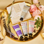 spa luxetique Hand Cream Gift Set,Mothers Day Gifts for Mom,4 Pack Shea Butter Hand Lotion Set for Dry Hands,Travel Size Hand Cream for Women,Birthday Gifts for Women,Teacher Appreciation Gift Nurse