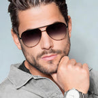 Quay Polarized Unisex Aviator Sunglasses, Uv Protection, Oversized Fashion Accessories For On The Go Lifestyle