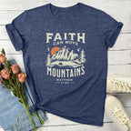 Women Graphic T-Shirts Cute Tees Summer Causal Tops Heather Navy