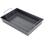 Chicago Metallic Professional Non-Stick Roast Pan With Non-Stick Rack, 13-Inch-By-9-Inch