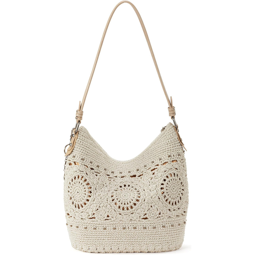 The Sak Sequoia Hobo Bag - Hand Crochet Large Women's Purse for Everyday & Travel - Durable Handbag & Tote With Zipper Pocket