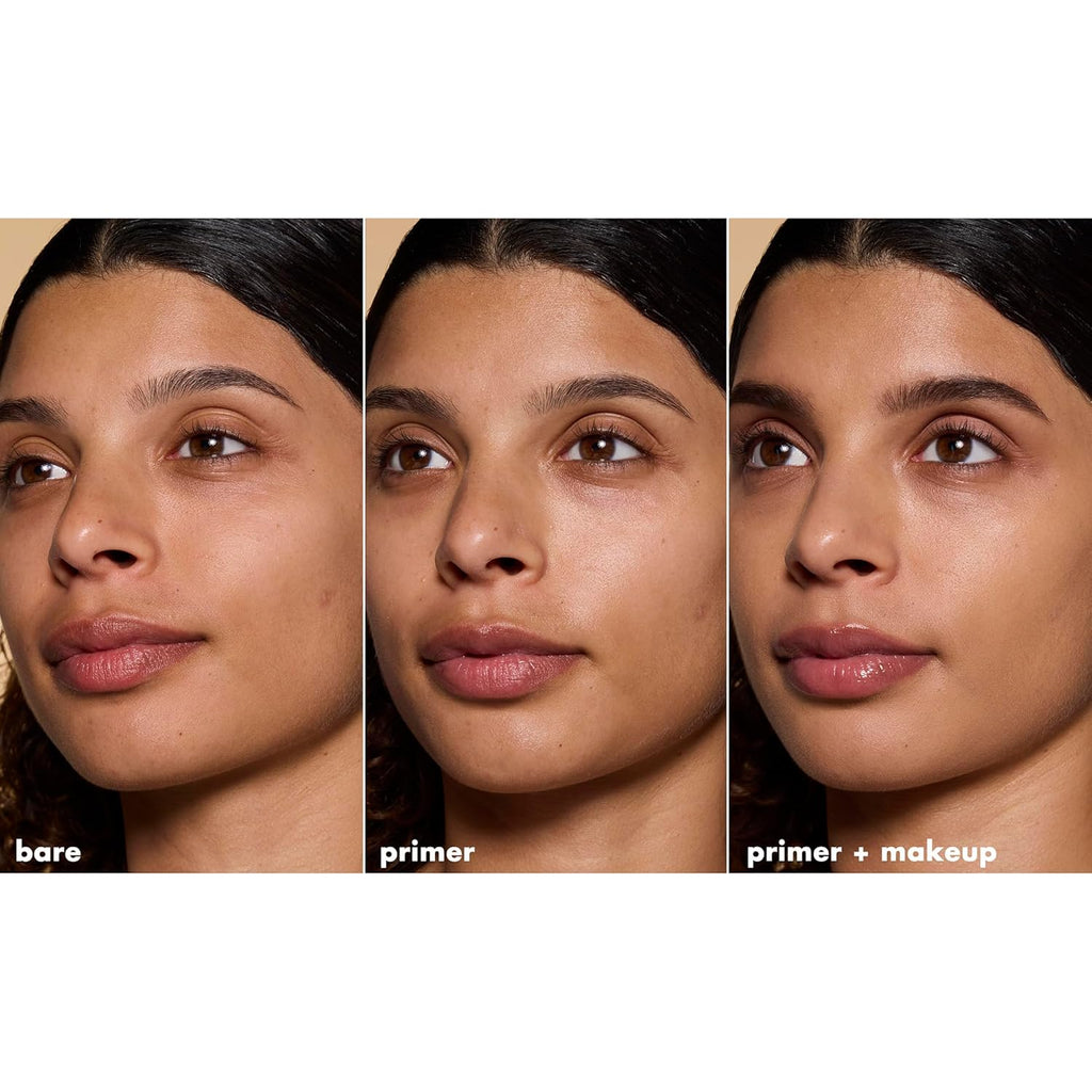 e.l.f. Poreless Face Primer - Large, Silky, Skin-Perfecting, Lightweight, Long Lasting, Absorbs Quickly, Smooths, Preps, Creates Flawless Base, Infused with Tea Tree and Vitamins A & E, 1.01 Fl Oz