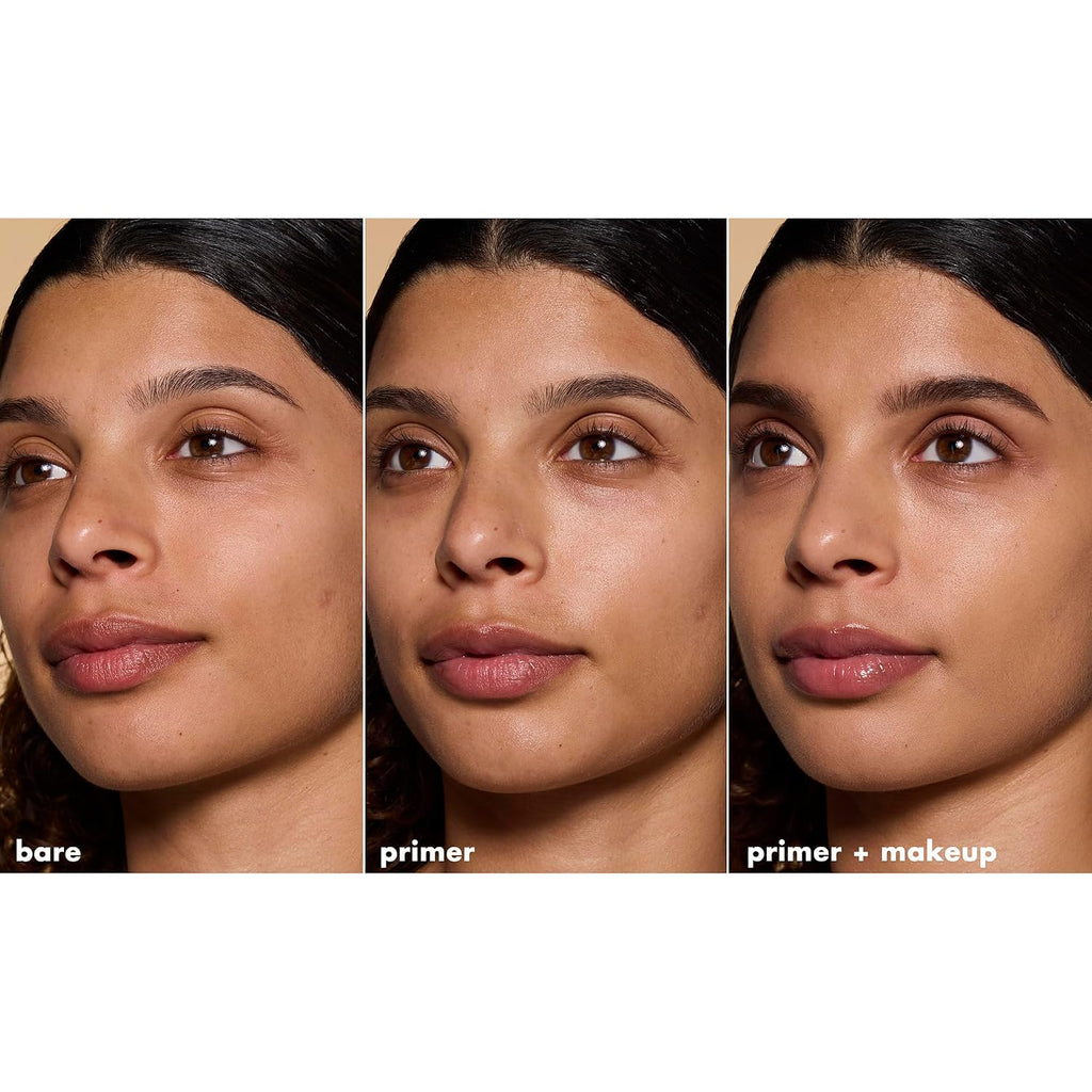E.L.F. Poreless Face Primer - Large, Silky, Skin-Perfecting, Lightweight, Long Lasting, Absorbs Quickly, Smooths, Preps, Creates Flawless Base, Infused With Tea Tree And Vitamins A & E, 1.01 Fl Oz