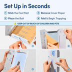 Shieldeck Roach Traps Indoor (12 Pack) – Non-Toxic Sticky Glue Traps For Roaches, Spiders & Crickets – Safe Roach Catcher For Home, Car, Apartment & Motel Pest Control