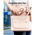 Gaiatop Mini Portable Fan, Small And Powerful, Cute Design 3 Speed Personal Handheld Fan And Desktop With Base, Lightweight Usb Rechargeable For Travel Lash Makeup Girl Women Summer Gift Pink