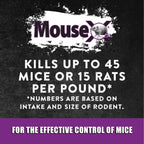 Mousex Rodent Control Bait Pellet Throw Packs For Rats & Mice – Poison Free, Pet Safe | Indoor & Outdoor Use Pellets |6 Throw Packs