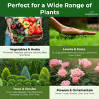 10-10-10 Plant Fertilizer Slow Release - 10 10 10 All Purpose Granular Garden Fertilizer For Vegetables, Tomato, Arborvitae, Shrubs, Rose, Flowers, Fruit, Fig Trees (1/2 Quart)