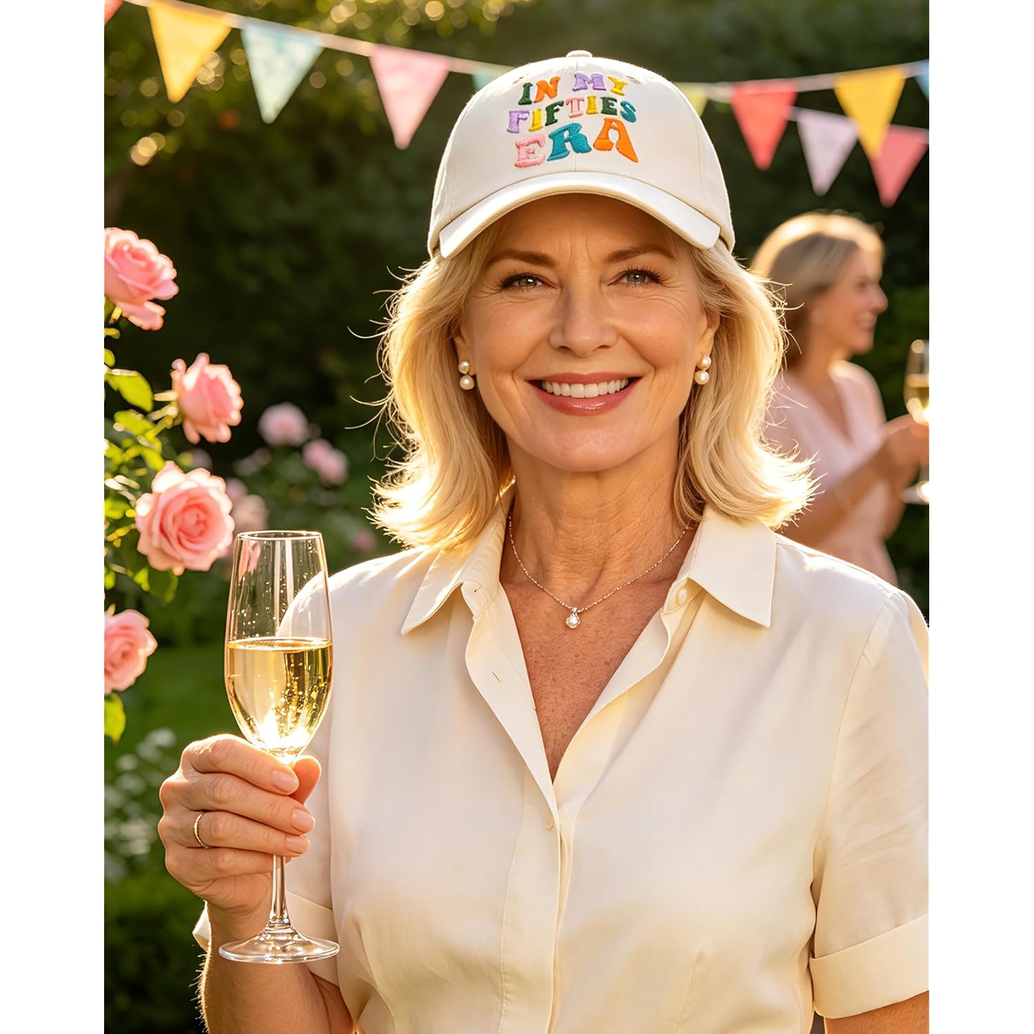 In My Fifties Era Baseball Cap, 50Th Birthday Gifts For Women, Mothers Day Birthday Gift Ideas For Aunt, Friends Beige