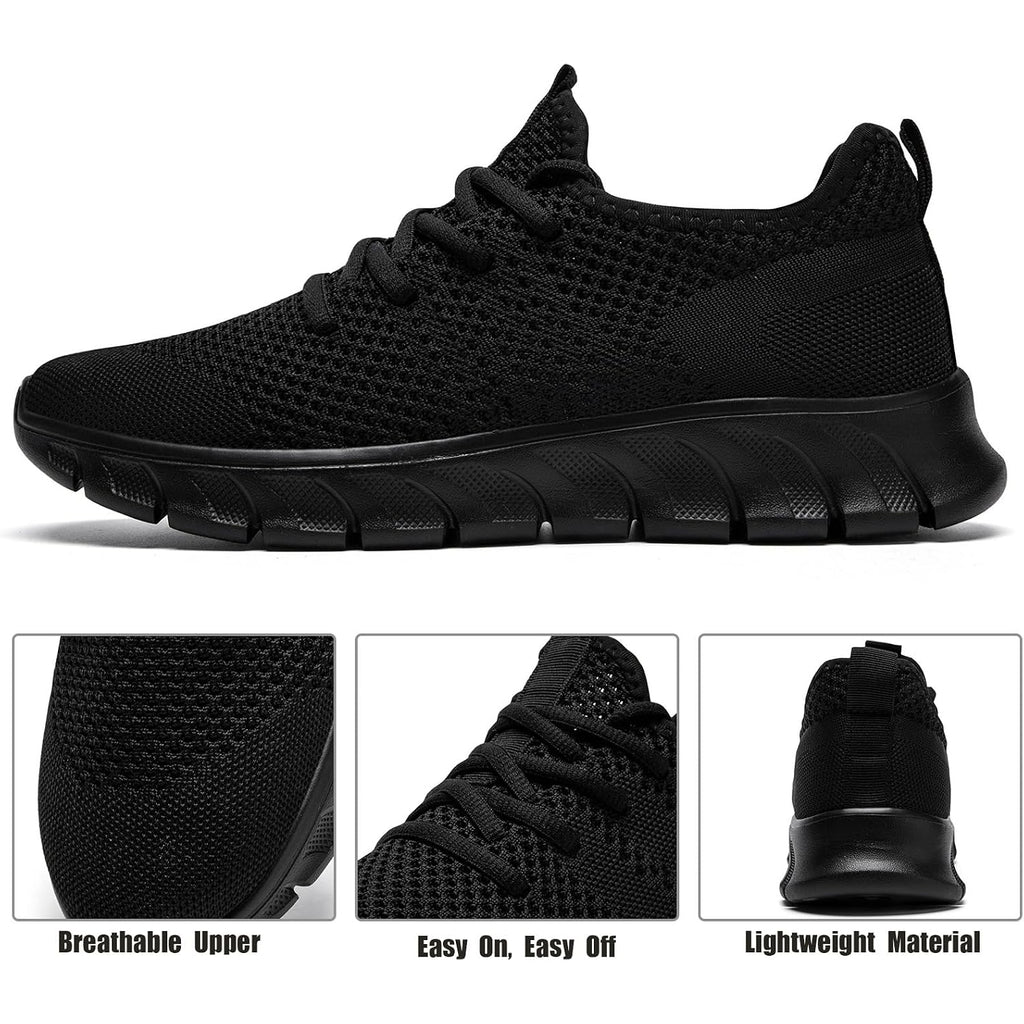 Mens Running Shoes Slip On Tennis Walking Sneakers Workout Athletic Lightweight Casual Sport Shoes