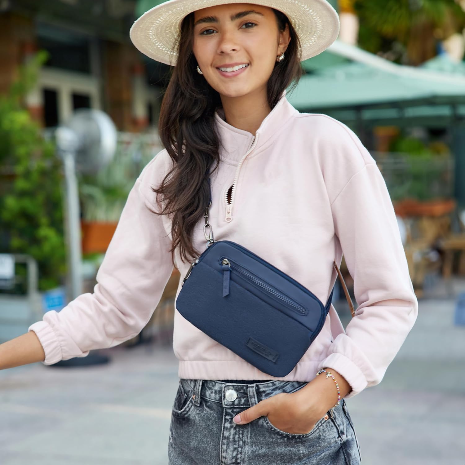 Travelon Anti-Theft Metro Convertible Small Crossbody Bag