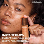 Mcobeauty Flawless Glow Luminous Skin Filter - 3.5 Light Medium - Primer | 4-In-1 Primer, Highlighter & Foundation Booster, Illuminating Tint Face Makeup With Squalane Vitamin E, Vegan & Cruelty Free