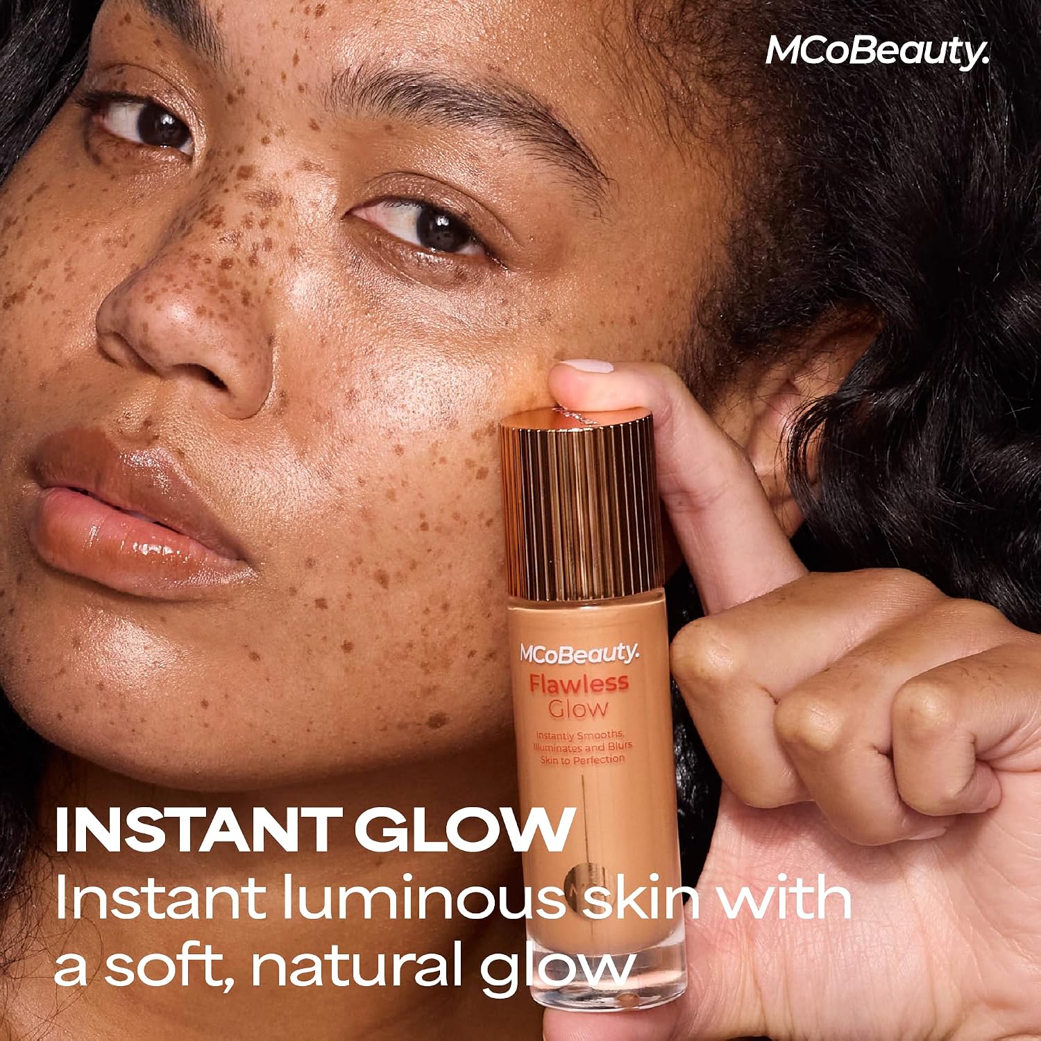Mcobeauty Flawless Glow Luminous Skin Filter - 3.5 Light Medium - Primer | 4-In-1 Primer, Highlighter & Foundation Booster, Illuminating Tint Face Makeup With Squalane Vitamin E, Vegan & Cruelty Free