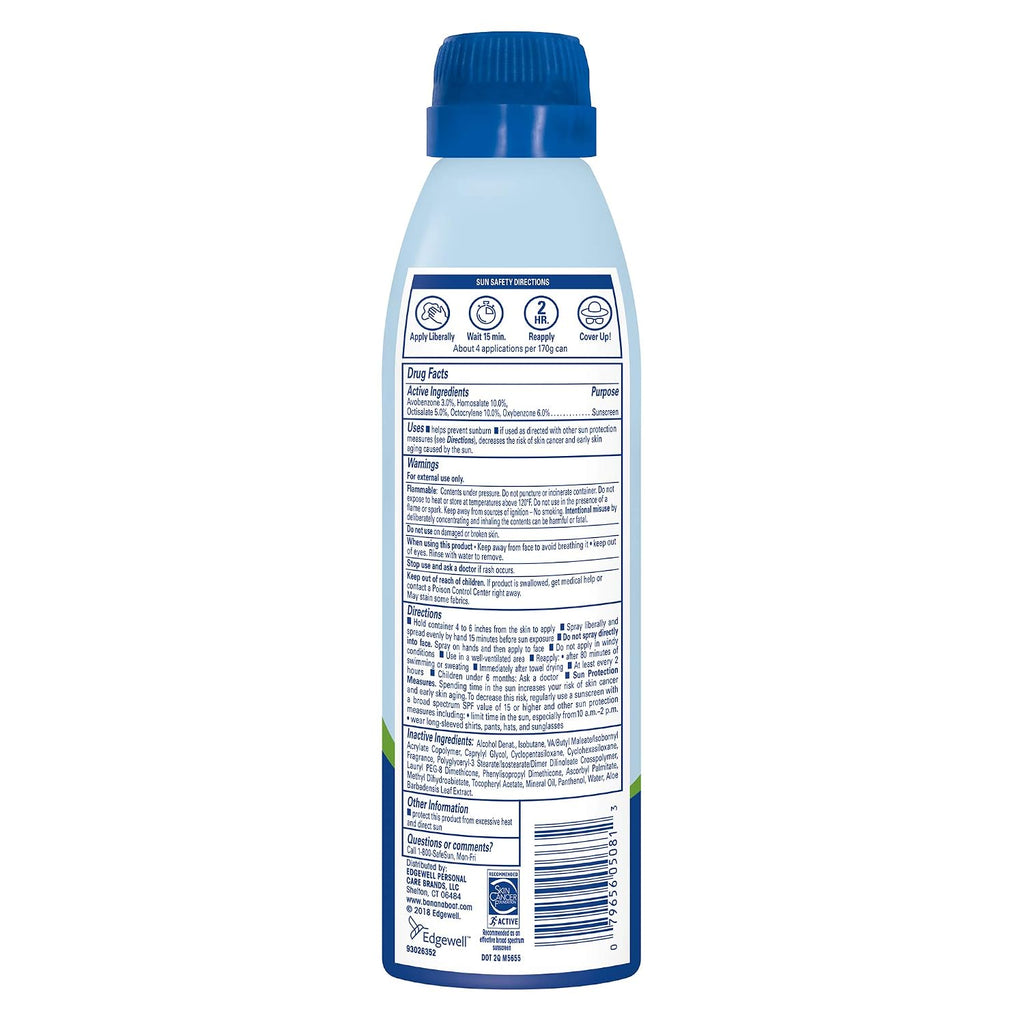 Banana Boat Ultra Defense Clear Sunscreen Spray Spf 100, 6Oz | Lightweight Sunscreen, Banana Boat Spf 100, Water Resistant, 6Oz