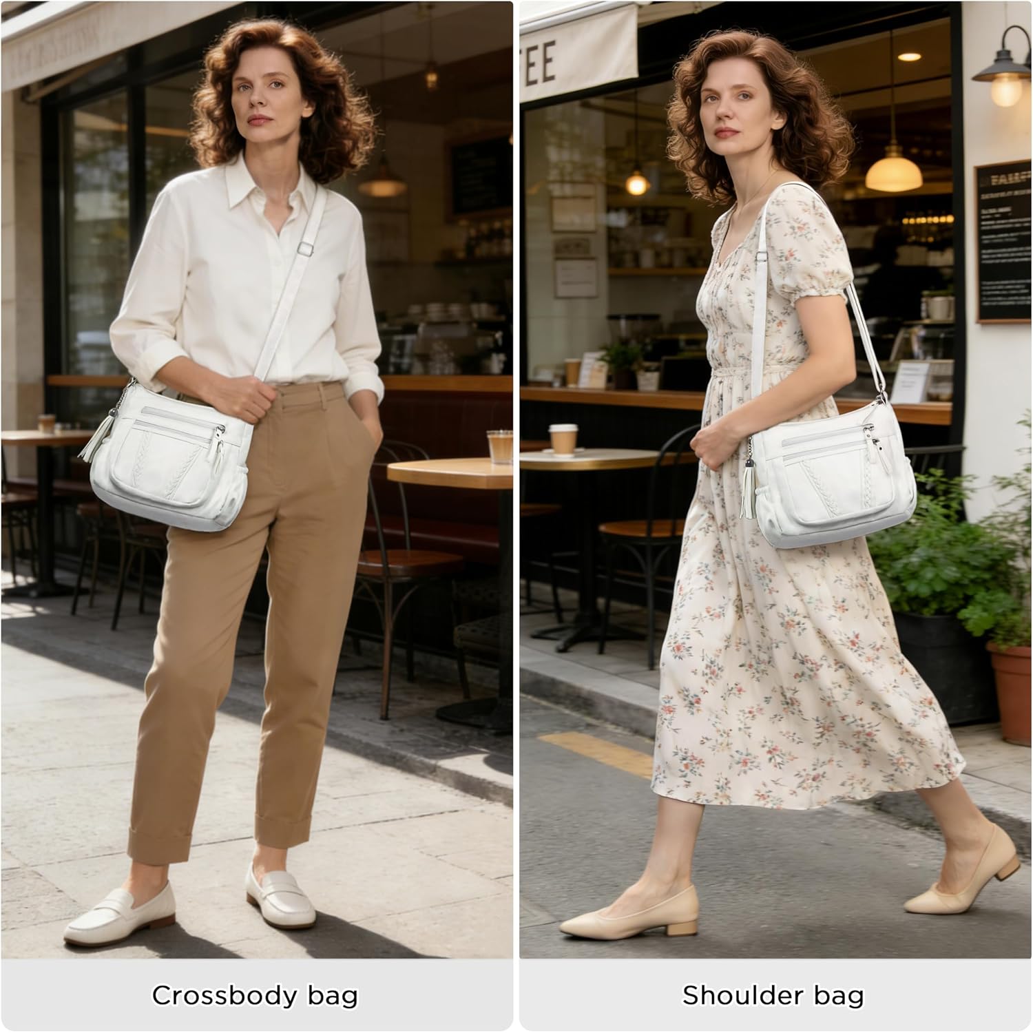 Volganik Rock Crossbody Bag For Women With Tassel Ladies Soft Pu Leather Purses And Handbag Pocketbooks