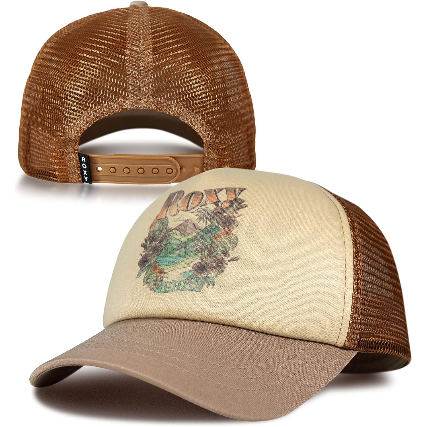 Roxy Women'S Sandy Top Trucker Hat – Adjustable Summer Cap, Lightweight And Breathable With Mesh Back