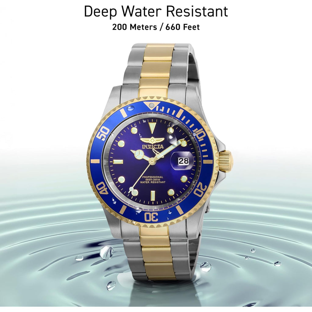 Invicta Men'S Pro Diver Quartz Watch With Stainless Steel Strap