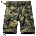 Camo Cargo Shorts For Men Cotton Casual Wild Outdoor Work Relaxed Fit Shorts With Multi-Pocket
