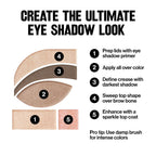 Revlon Photoready Eye Contour Kit Neutral Eyeshadow Palette, Wet/Dry Shimmer, 5 Shades, Double-Ended Brush, Packaging May Vary, 505 Impressionist, 0.1 Oz