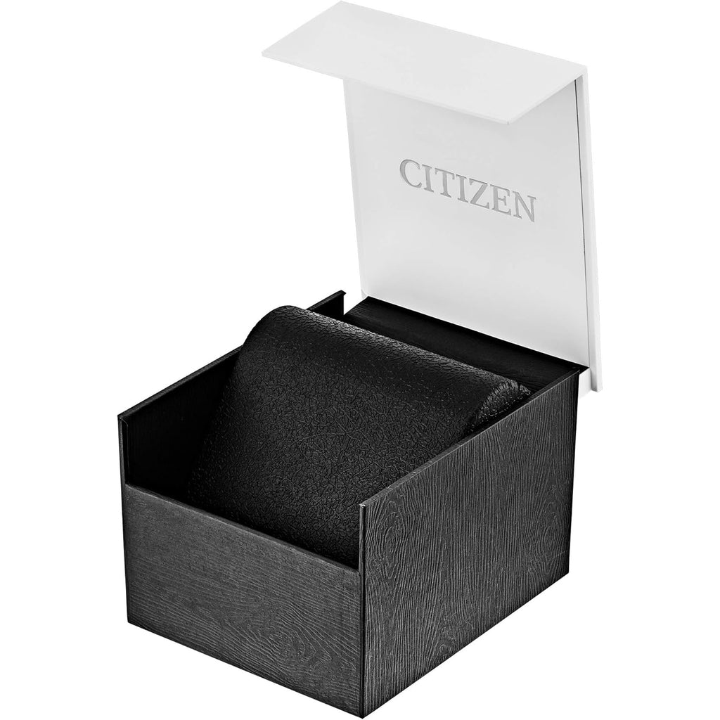 Citizen Women's Eco-Drive Dress Classic Watch in Two-Tone Stainless Steel, White Dial (Model: EW3144-51A)