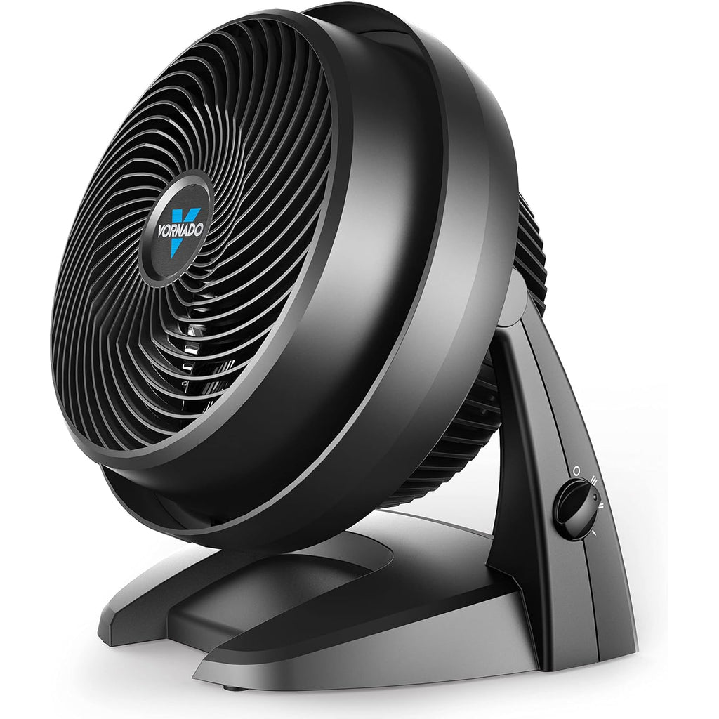 Vornado 630 Mid-Size Whole Room Air Circulator, 3-Speed, Floor Fan For Bedroom, Office, Home, Adjustable Tilt Head, 9 In, Quiet Cooling, Large Electric Fan, Black