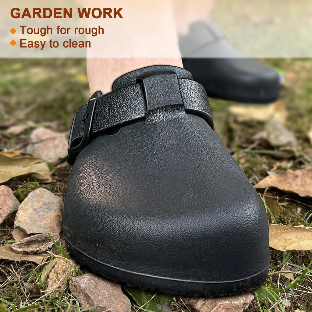 Bigant Women Clogs Slip-On Nursing Garden Shoes Unisex-Cushioned Footbed | Lightweight Mules | Arch Support |Slip-Resistant Sandals