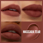 Maybelline Super Stay Teddy Lip Tint, Long Lasting Matte Lipstick For Up To 12Hr Wear, Mascara Tear, 1 Count
