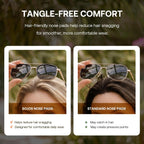 SOJOS Retro Polarized Aviator Sunglasses for Women Men Square Shades Tangle Free UV400 Protection Running Fishing SJ2754 Demi&gold