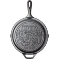 Lodge 10.25 Inch Cast Iron Skillet – Pre-Seasoned Frying Pan With Teardrop Handle – Oven, Stovetop, Grill & Campfire Use – Made In Usa – Non-Toxic, Even-Heating Cookware – 250Th Anniversary Logo