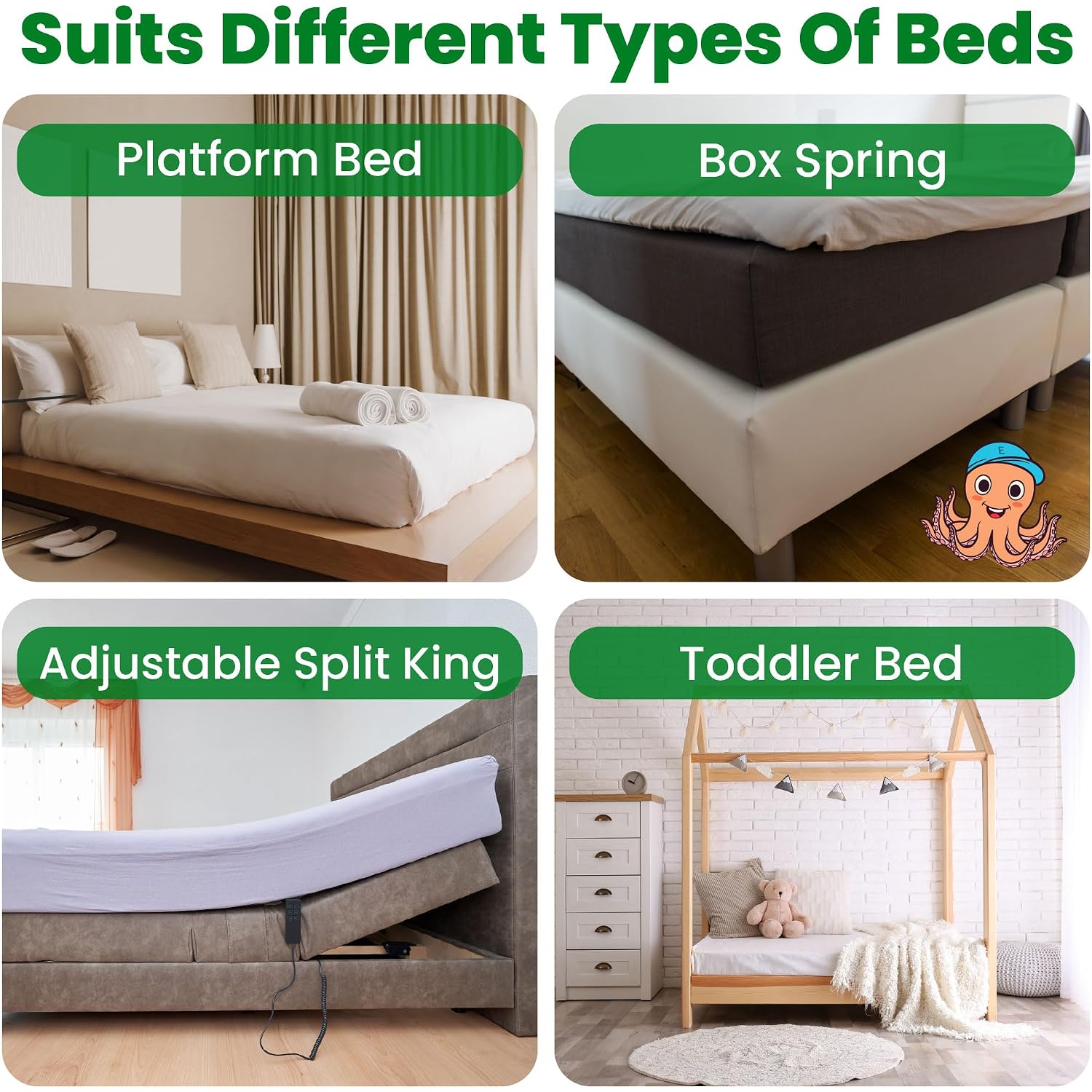 Non Slip Mattress Gripper Pad Stop Mattress, Keep Topper From Sliding - Anti Slip Grip Pads Holder Stop Couch Cushion, Sofa Cushions, Patio & Furniture To Prevent Sliding (Twin)