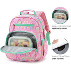 Girls Backpack 5-8: Lightweight Kids Backpacks For Girls - Girl Bookbag For Elementary School - Rainbow Pink