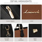LOVEVOOK Purses and Handbags for Women, Tote Shoulder Bag Satchel Purse and PU Leather Top Handle for ladies